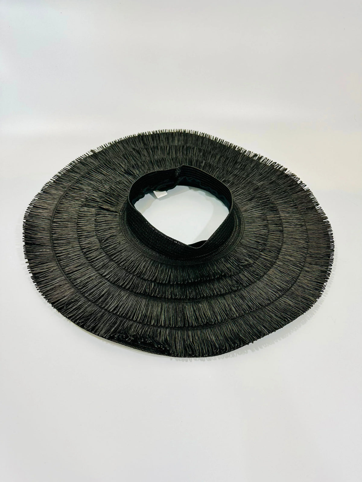 Black Sun Hat with Fringe – Vacation Vibes Essential