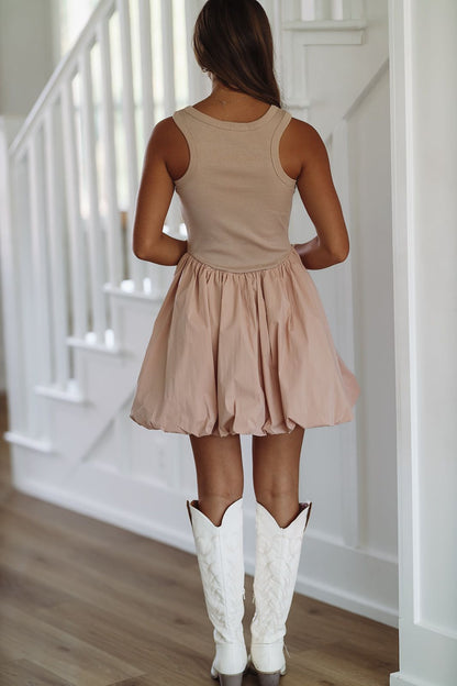 Just Stopping By Mini Dress - Mauve (FINAL SALE)