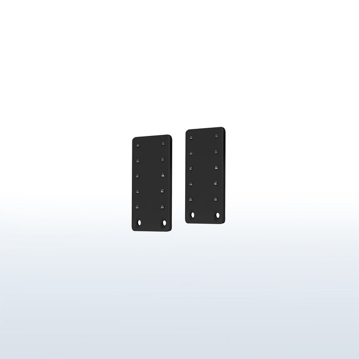Height adjustment bracket kit for under desk keyboard tray.