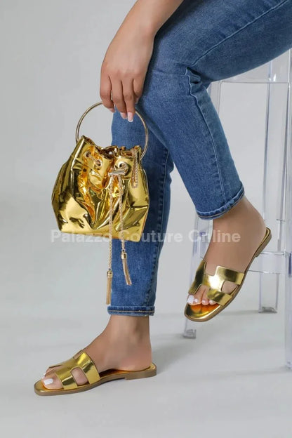 High Class Lifestyle Handbag (Gold)