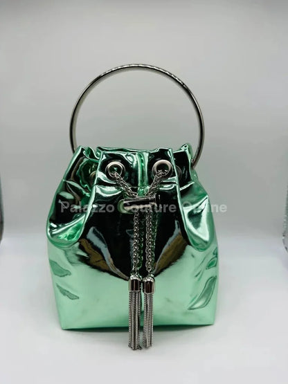 High Class Lifestyle Handbag (Metallic Mint)
