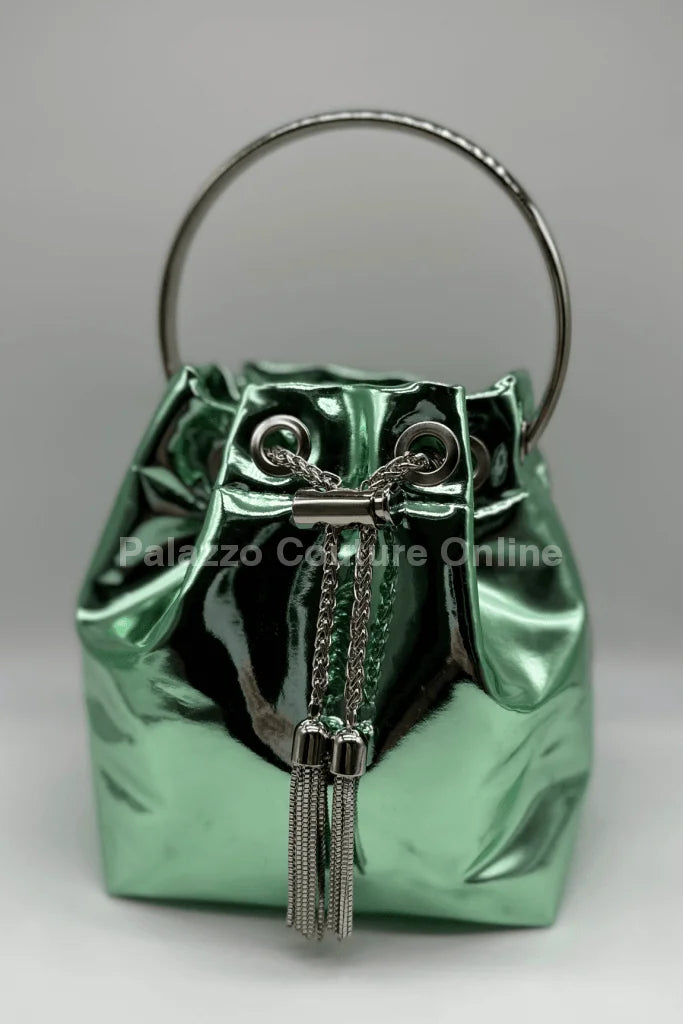 High Class Lifestyle Handbag (Metallic Mint)