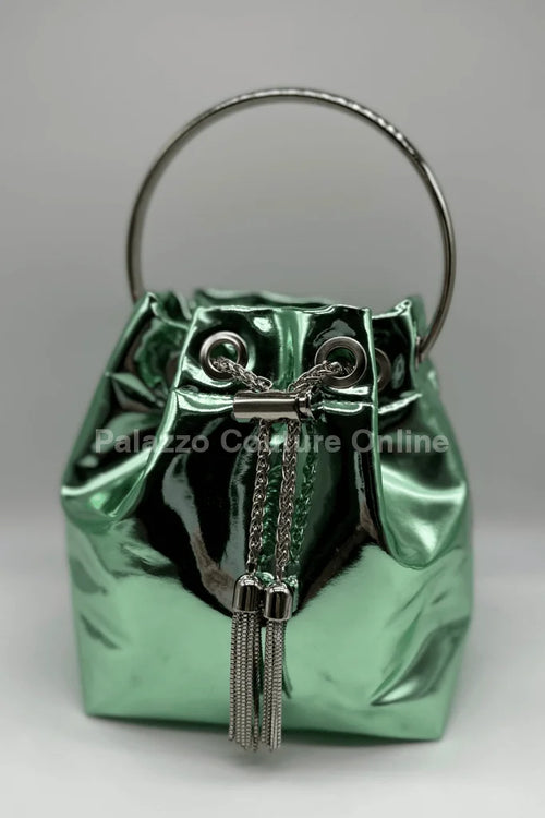 High Class Lifestyle Handbag (Metallic Mint)