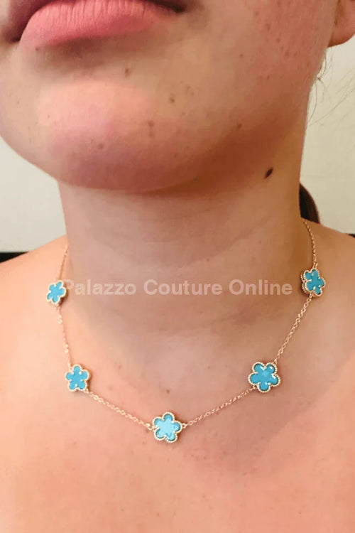 Be Honest Necklace (Turquoise)