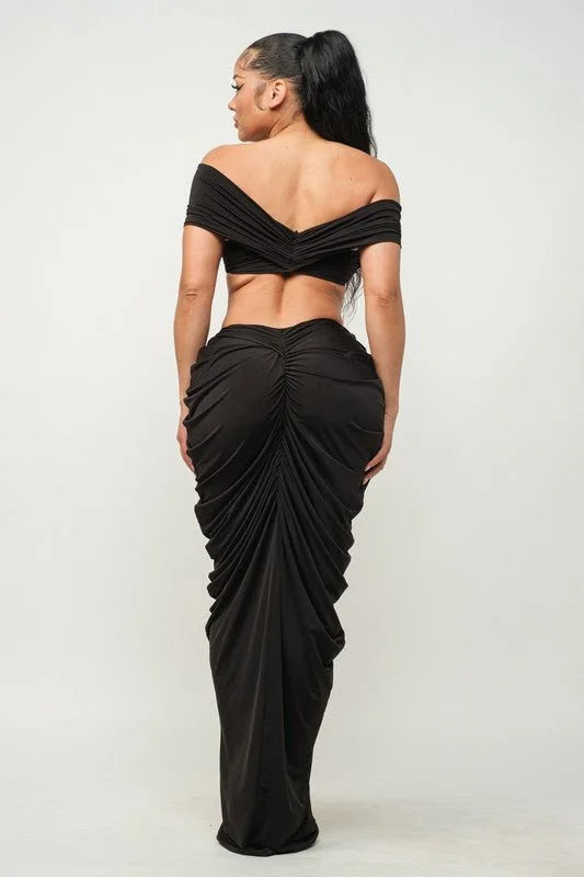I Dream of Genie Black Skirt Set