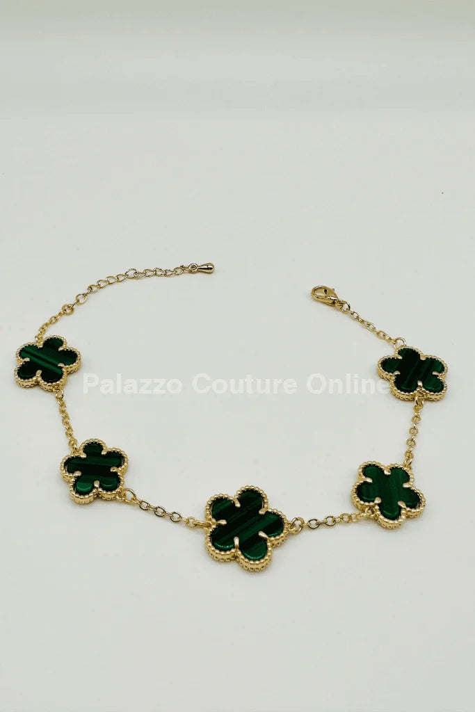 Inspiring Flowers That Last Forever Bracelet (Green)