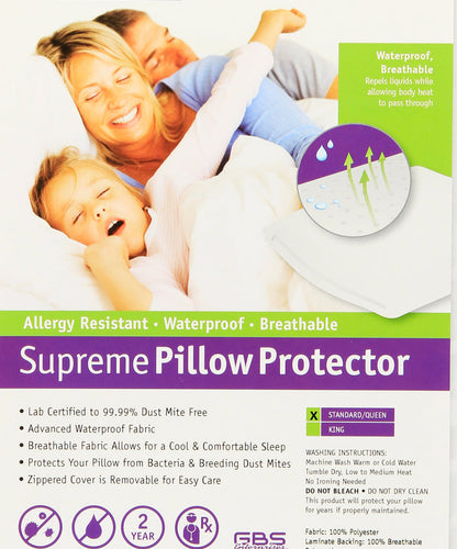 Swatch for the Healthy Sleep Rest And Protect Queen Pillow Protector