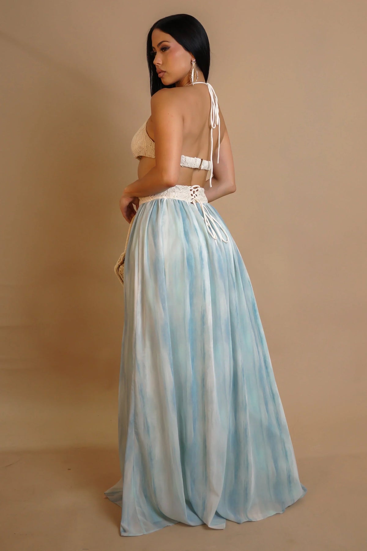 Island Bloom Crochet Maxi Dress – Bluenatural