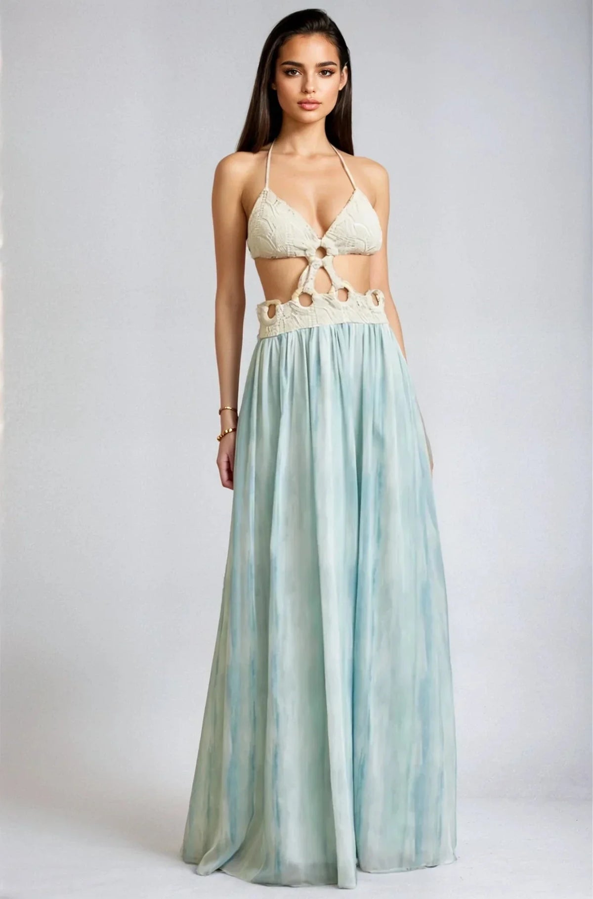 Island Bloom Crochet Maxi Dress – Bluenatural