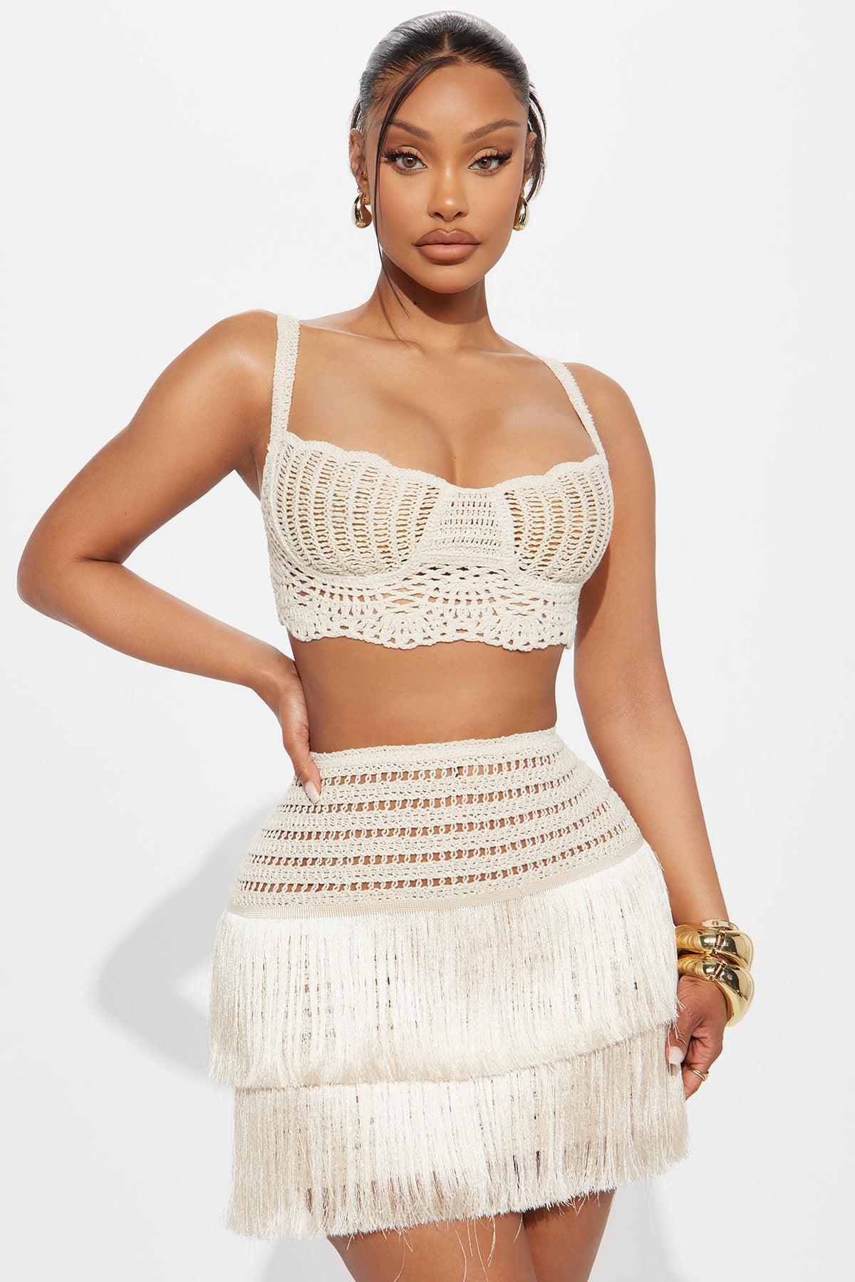 Island Muse Fringe Set - Natural