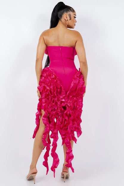 It Girl Midi Dress (Pink)