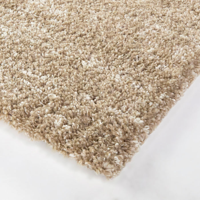 Front right view of Kenoyer Cream 5x8 Modern Area Rug