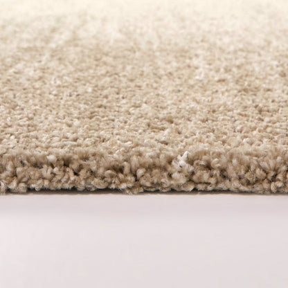 Side view of Kenoyer Cream 5x8 Modern Area Rug
