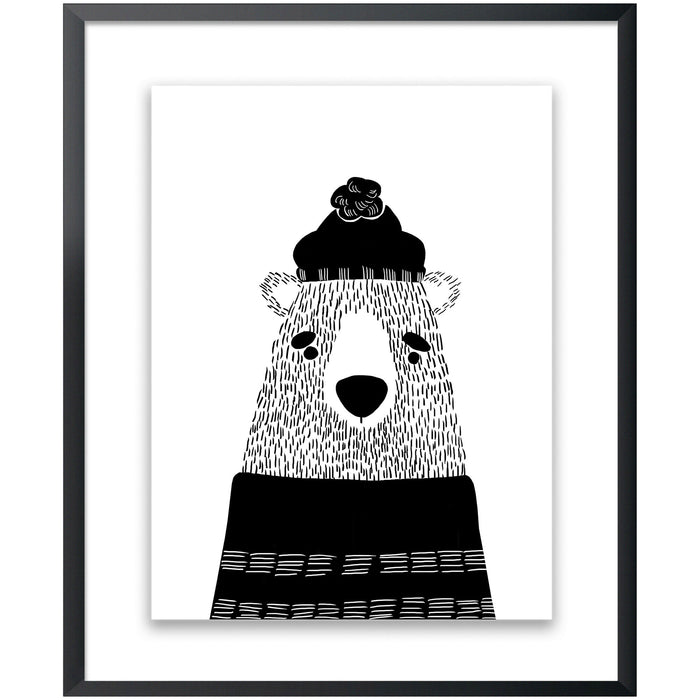 Kids Black Bear Wall Art - QK1062311_NORH_PRI_OL