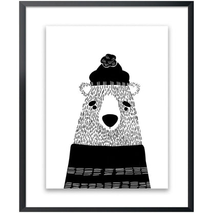Kids Black Bear Wall Art - QK1062311_NORH_PRI_OL