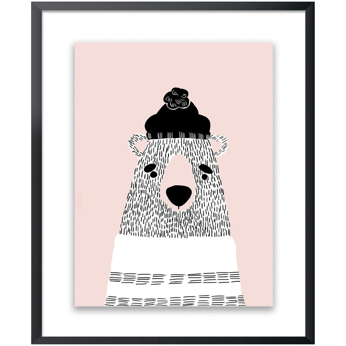 Kids Pink Bear Wall Art - QK1062310_NORH_PRI_OL