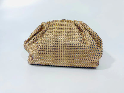 Light-Gold Beaded Clutch – Luxe Evening Statemen