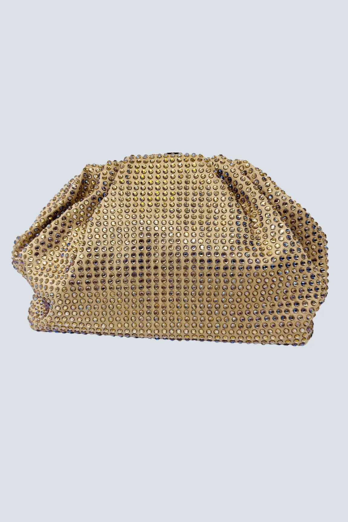 Light-Gold Beaded Clutch – Luxe Evening Statemen