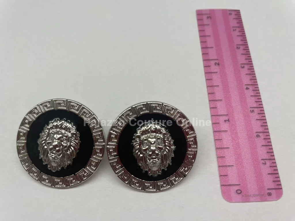 Lion Diva Earrings – Bold Lion Head Earrings in Gold or Silver