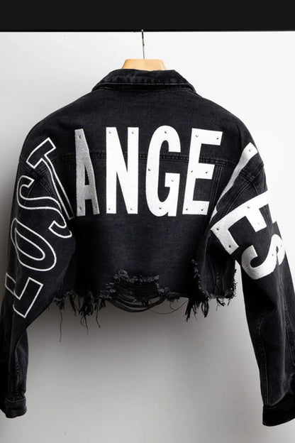 Lost Angeles Denim Jacket (Black)