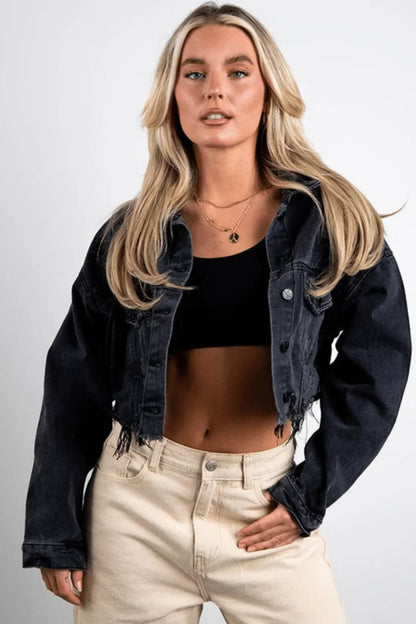 Lost Angeles Denim Jacket (Black)