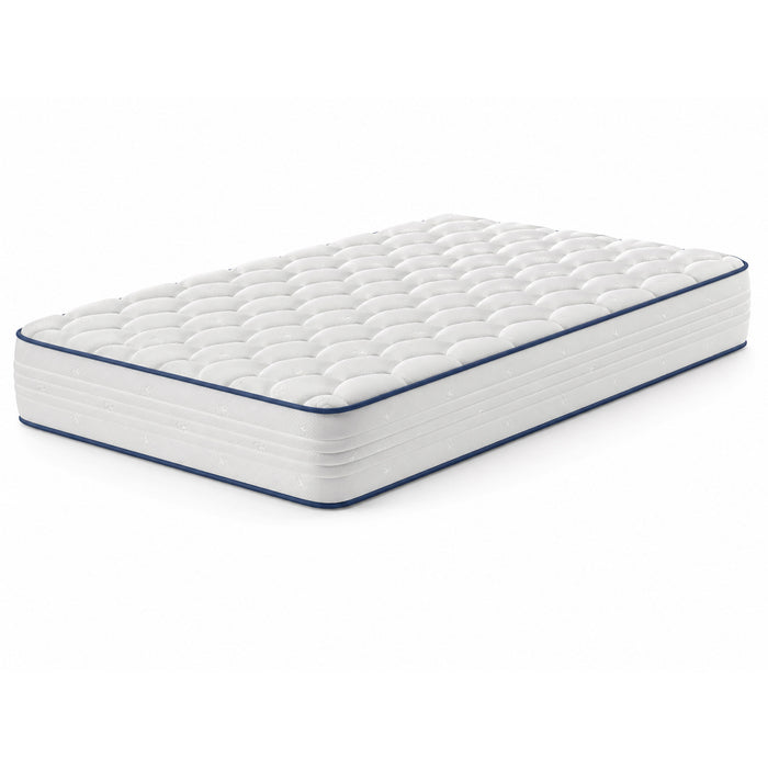 Front right view of Luna Shift Plus 8 Inch Hybrid Twin Mattress