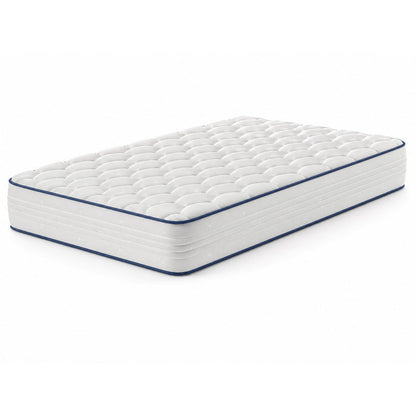 Front right view of Luna Shift Plus 8 Inch Hybrid Twin Mattress