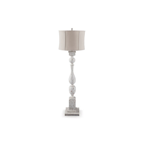 Madsbrook Antique White Floor Lamp QK1100608
