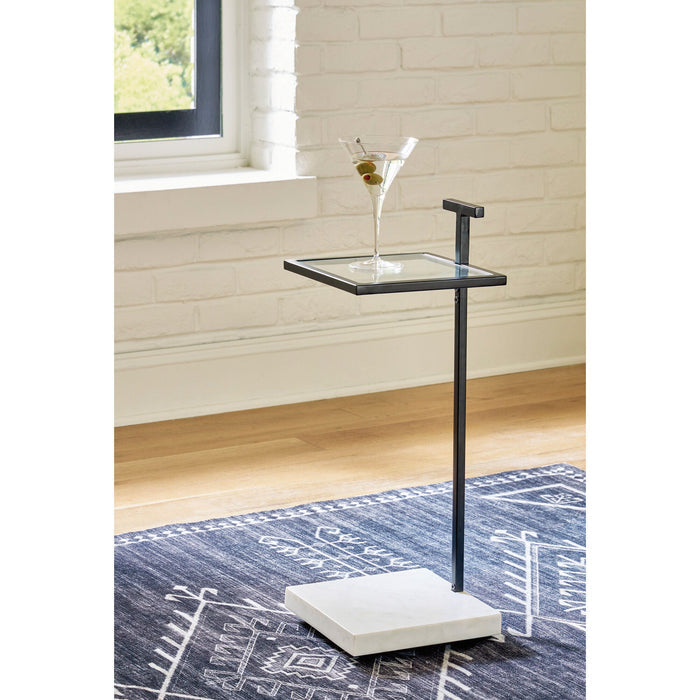 A room setting featuring Mannill Black Accent Table