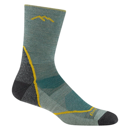 Men's Light Hiker Micro Crew Lightweight with Cushion Hiking Socks (Merino Wool)