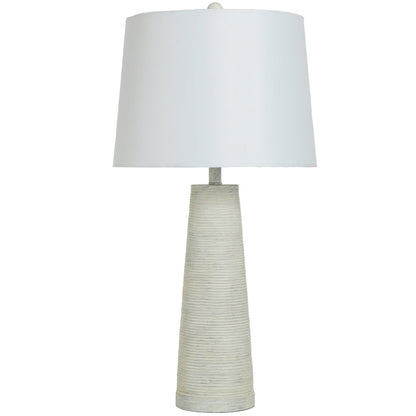 Michel Washed White Table Lamp QK1103598