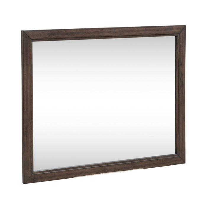 Front left view of Modern Edge Caffe Mirror