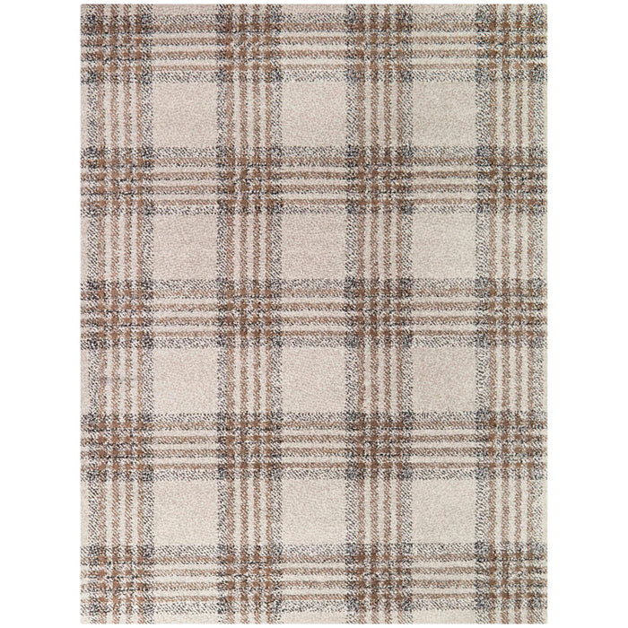Monte Brown 5x8 Plaid Area Rug QK1100891