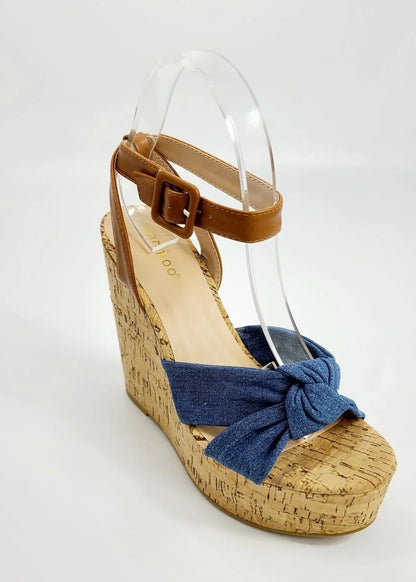 In the mood for love Wedges (Denim)
