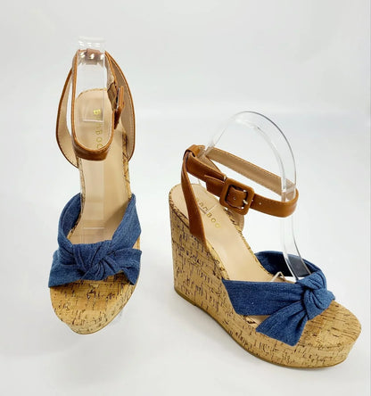 In the mood for love Wedges (Denim)