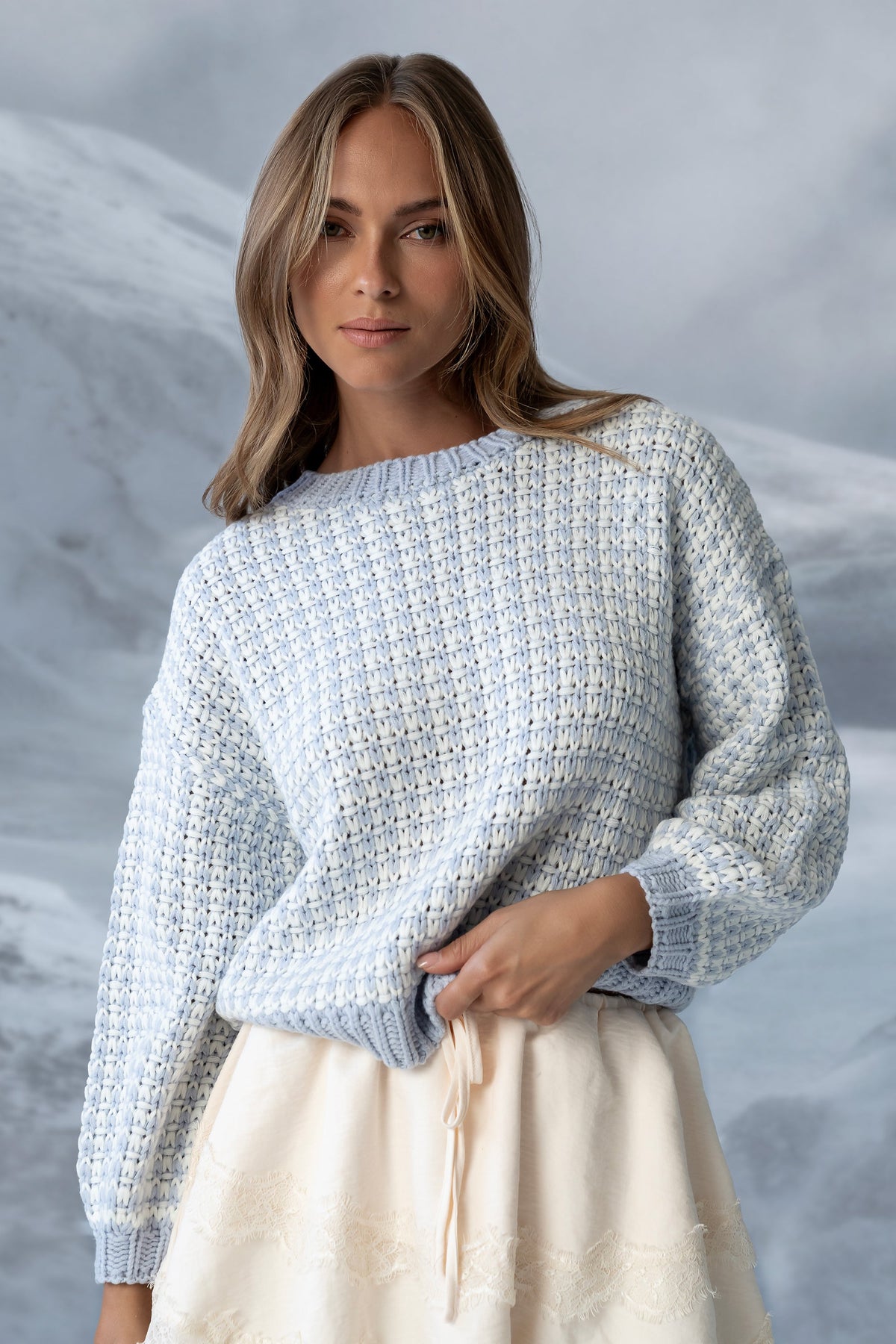Conner Two Toned Sweater - FINAL SALE