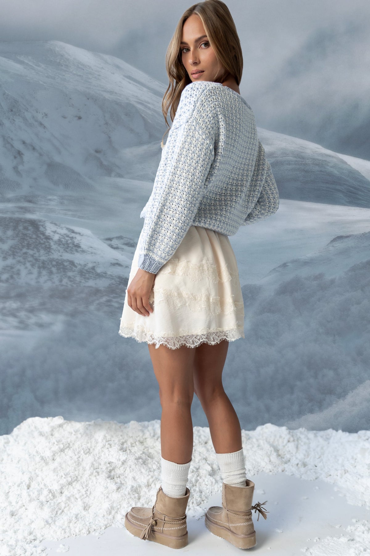 Conner Two Toned Sweater - FINAL SALE