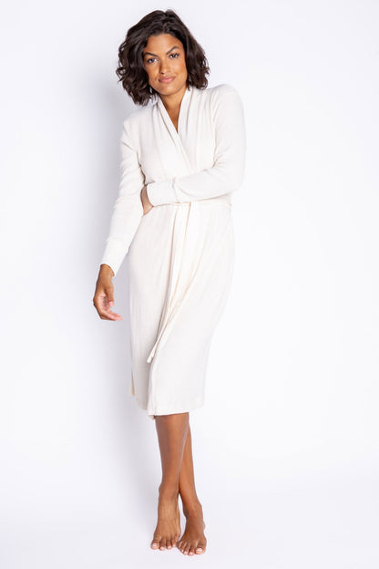 Textured Essentials Stone Robe