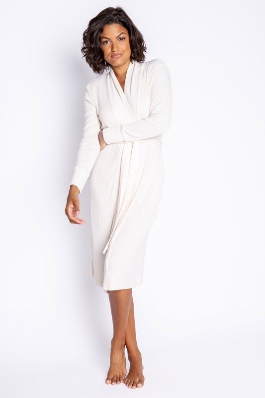 Textured Essentials Stone Robe