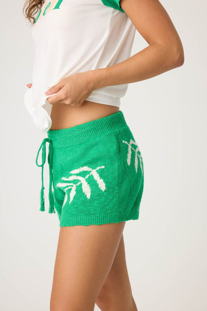 Beachcomber Leaf Print Shorts