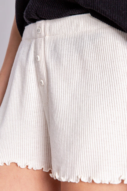 Textured Essentials Stone Shorts