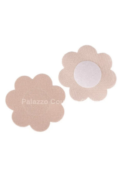 3 Pairs Breast Petal Pasties Nude, Dark Nude and Black