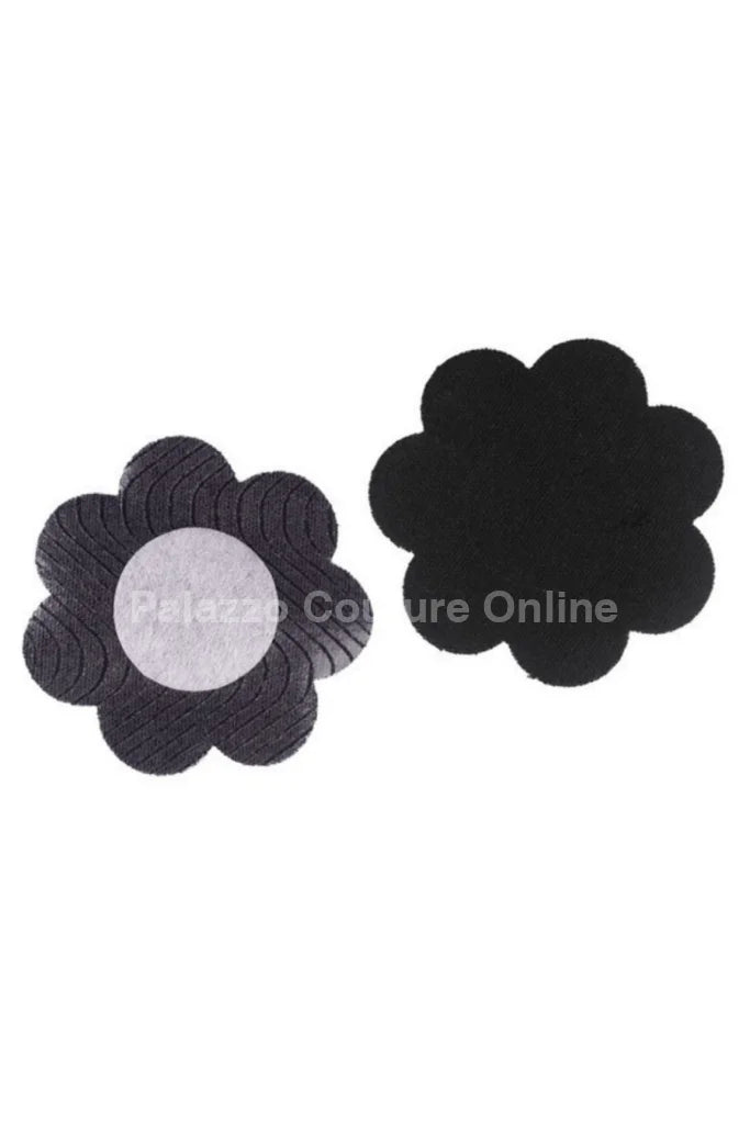 3 Pairs Breast Petal Pasties Nude, Dark Nude and Black