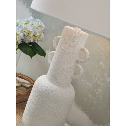 Detail view 2 of Perringhill Distressed White Table Lamp