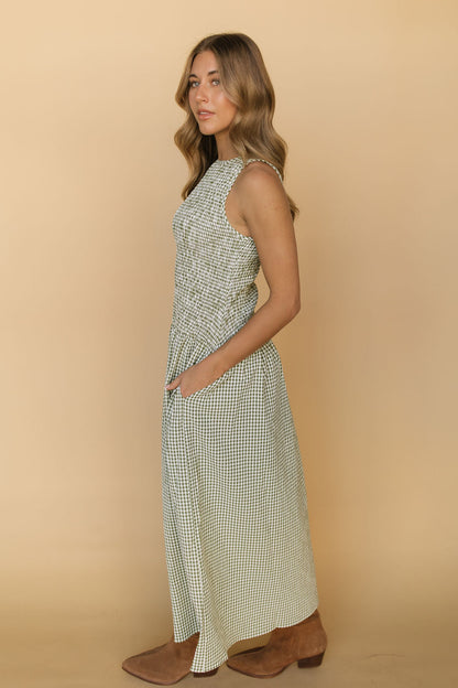 Annabelle Gingham Maxi