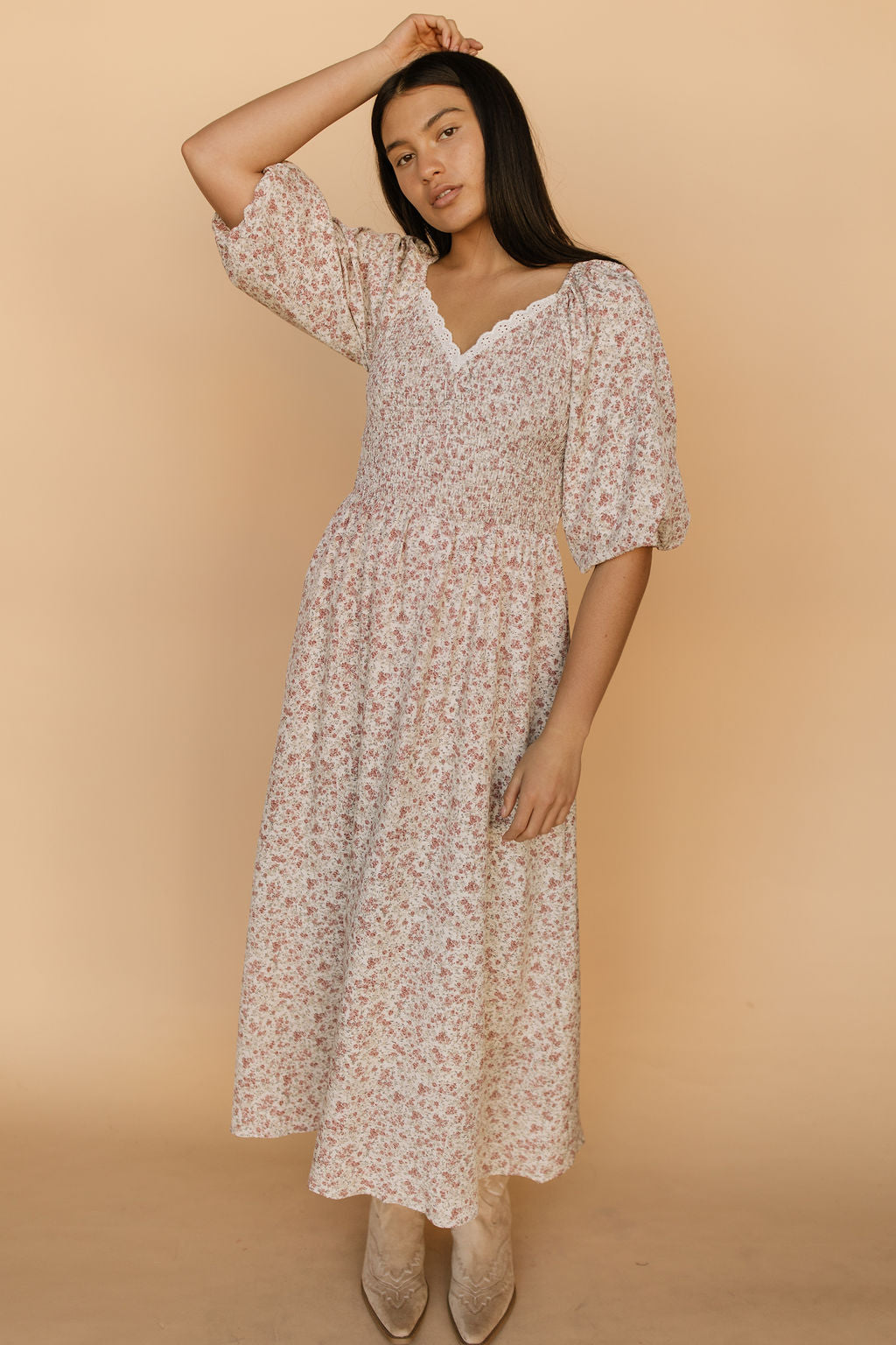 Amelia Floral Maxi Dress
