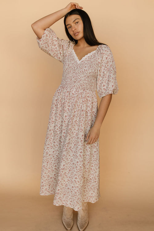 Amelia Floral Maxi Dress