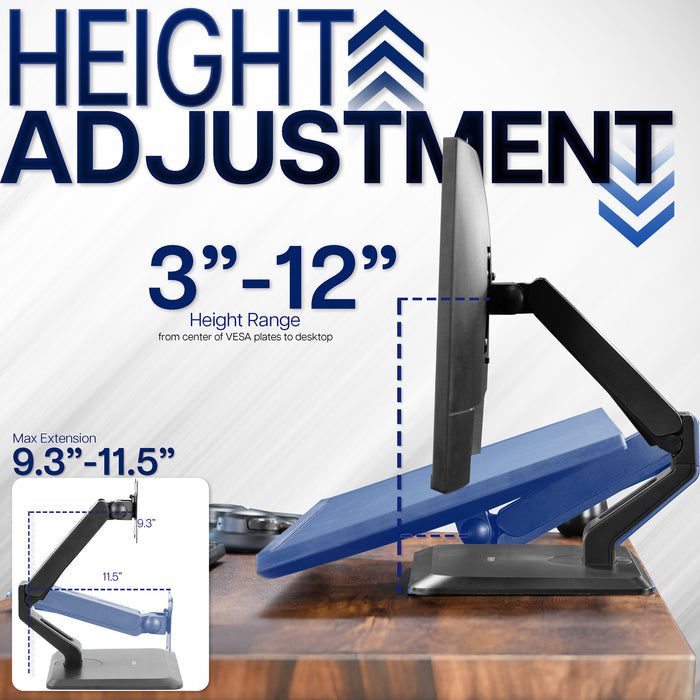 Pneumatic Arm Monitor Desk Stand