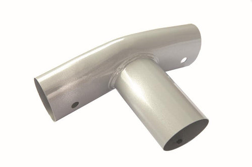 Power Steel and Steel Pro MAX Oval Above Ground Pool T-Connector F Replacement, Light Gray
