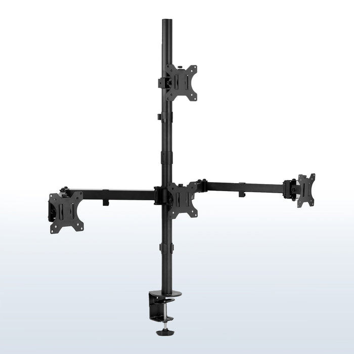 Quad Monitor Desk Mount
